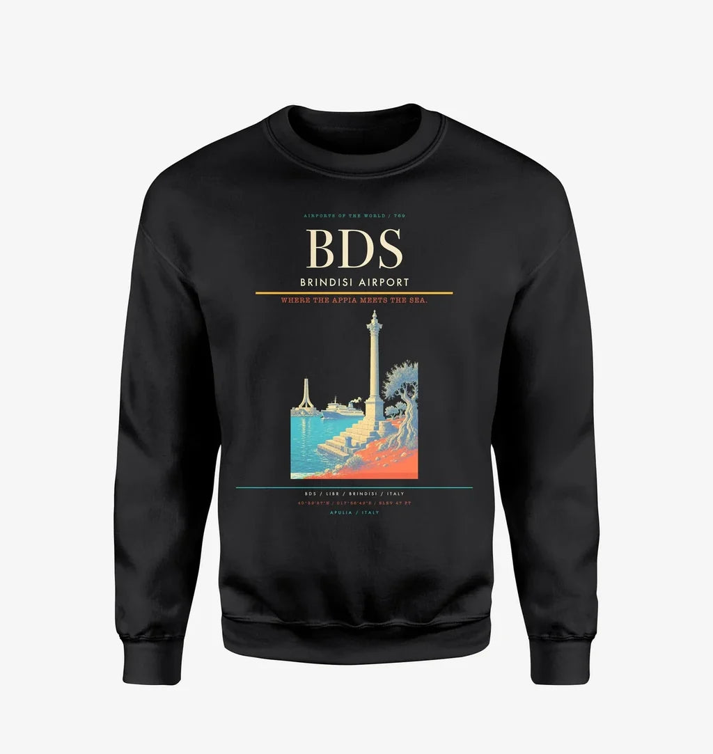 Brindisi Airport BDS Sweatshirt - Black
