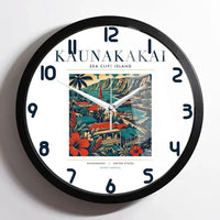 Thumbnail for KAUNAKAKAI - Poster - Wall Clock Framed - White