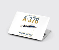 Thumbnail for A-37B Dragonfly design on white MacBook case