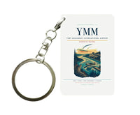 Thumbnail for Fort McMurray International Airport (YMM) design on white key chain