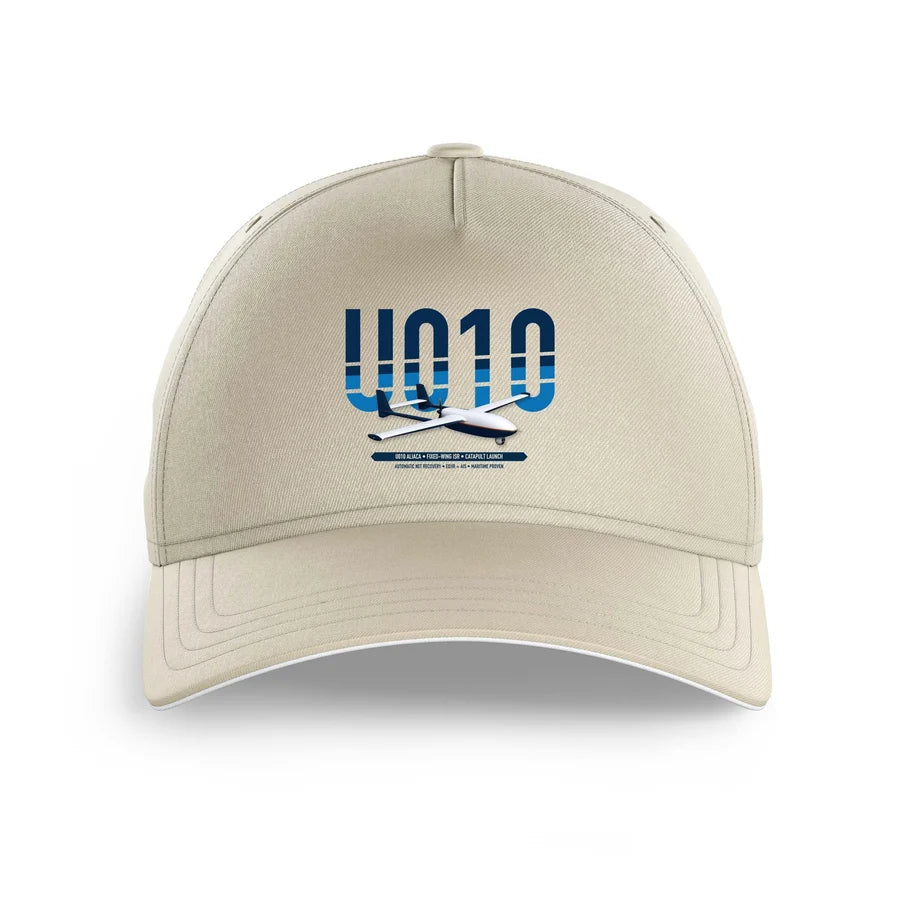 Airbus U010 Aliaca Fixed-wing design on beige printed hat