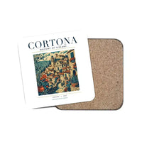 Thumbnail for CORTONA - Poster - Coaster - White
