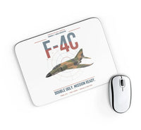 Thumbnail for F-4C Phantom II design on white rectangle mouse pad