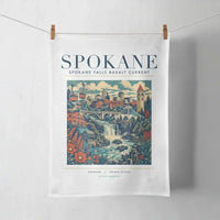 Thumbnail for SPOKANE - Poster - Towel - White