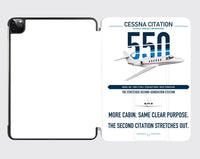 Thumbnail for Cessna Citation 550 - Citation II design on white ipad tablet case