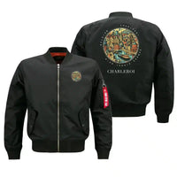 Thumbnail for CHARLEROI - Badge - Bomber Jacket - Black