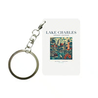 Thumbnail for LAKE CHARLES - Poster - Key Chain - White