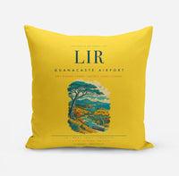 Thumbnail for Guanacaste Airport (LIR) design on yellow pillow