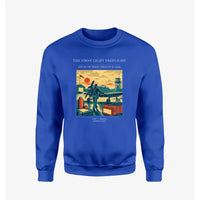 Thumbnail for VINTAGE G4180 - The First Light Preflight - Designed Sweatshirts design on blue