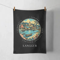 Thumbnail for LANGGUR - Badge - Towel - Black