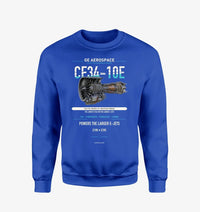 Thumbnail for CF34-10E design on blue sweatshirt