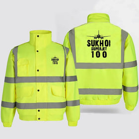 Sukhoi Superjet 100 & Plane Reflective Winter Jackets