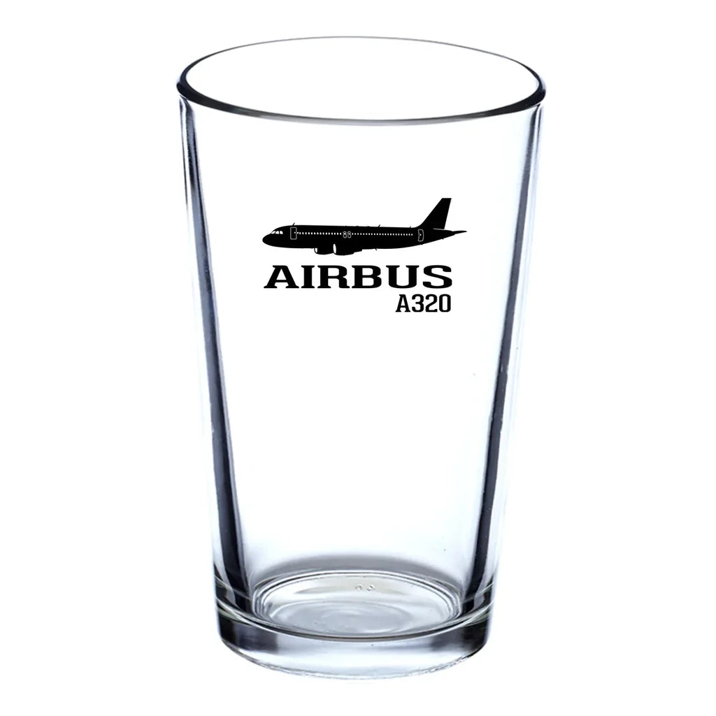 Customisable Airbus A320 Drinking Glass - view 2