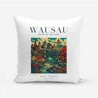 Thumbnail for WAUSAU - Poster - Pillow - White