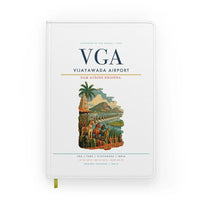 Thumbnail for Vijayawada Airport (VGA) design on white notebook