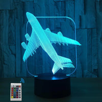 Thumbnail for Customisable Jumbo & Heavy Aircraft 3D Lamp - view 12