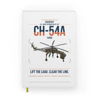 Thumbnail for Sikorsky CH-54A Tarhe design on white notebook