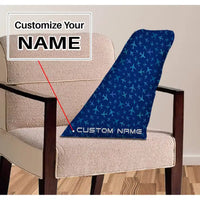Thumbnail for Customisable Many Airplanes Blue Pillow - view 2