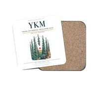 Thumbnail for Yakima Air Terminal (McAllister Field) (YKM) design on white 1 piece coaster