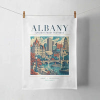 Thumbnail for ALBANY - Poster - Towel - White