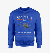 Thumbnail for Westland Scout AH1 design on blue sweatshirt