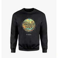 Thumbnail for PARIS - Badge - Sweatshirt - Black