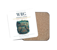 Thumbnail for Wrangell Airport (WRG) design on white 1 piece coaster