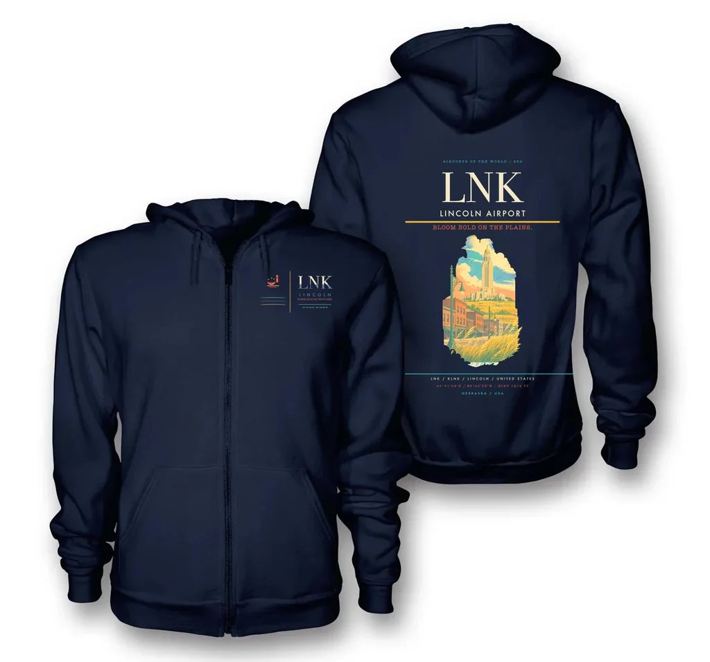 Lincoln Airport LNK Navy Blue