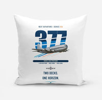 Thumbnail for Boeing 377 Stratocruiser design on white pillow