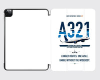 Thumbnail for Airbus A321LR design on white ipad tablet case