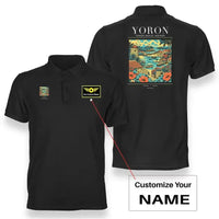 Thumbnail for YORON - Poster - Double-Side Polo - Black + Name