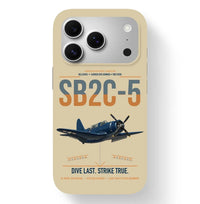 Thumbnail for SB2C-5 Helldiver design on beige magsafe iphone case, for iPhone 17 Pro