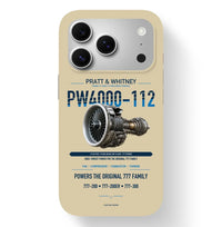 Thumbnail for PW4000-112 Case design on beige iphone case