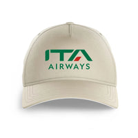 Thumbnail for ITA Airlines logo printed on beige cap