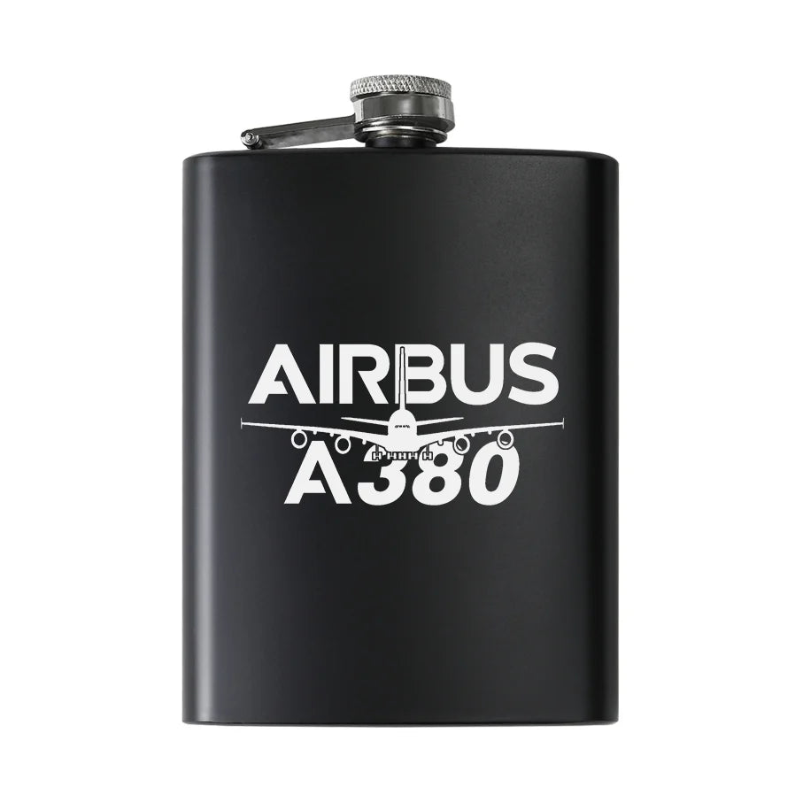 Customisable Airbus A380 Hip Flask - view 2