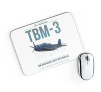 Thumbnail for TBM-3 Avenger design on white rectangle mouse pad