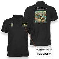 Thumbnail for OBIHIRO - Poster - Double-Side Polo - Black + Name