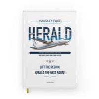 Thumbnail for Handley Page HPR.7 Dart Herald design on white notebook