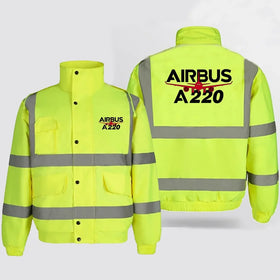 Amazing Airbus A220 Reflective Winter Jackets
