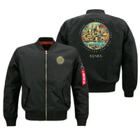 Thumbnail for AQABA - Badge - Bomber Jacket - Black