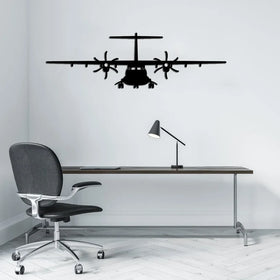 ATR-72 Silhouette Wall Metal Signs