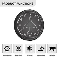 Thumbnail for Airplane Instruments Tire Cover - view 2