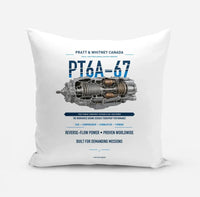 Thumbnail for PT6A-67 design on white pillow