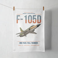 Thumbnail for F-105D Thunderchief design on white towel