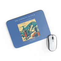 Thumbnail for VINTAGE G4421 - The Symphony On Tour - Designed Mouse Pads design on blue rectangle