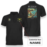 Thumbnail for BUZIOS - Poster - Double-Side Polo - Black + Name