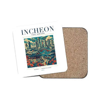 Thumbnail for INCHEON - Poster - Coaster - White