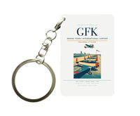 Thumbnail for Grand Forks International Airport (GFK) design on white key chain