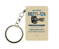 Thumbnail for RB211-524 Key Chain design on beige key chain