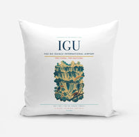 Thumbnail for Foz do Iguaçu International Airport (IGU) design on white pillow